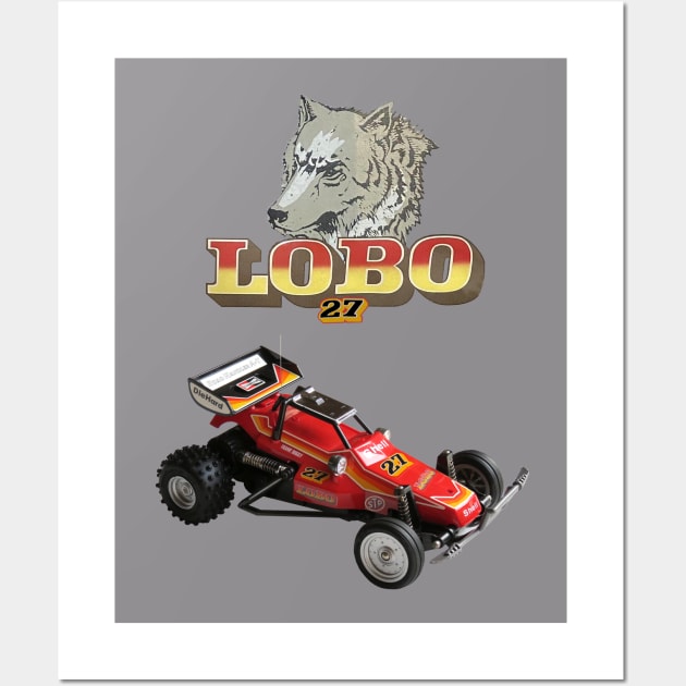 LOBO Vintage RC Frame Buggy 80s Sears Nikko Toys Wall Art by Nostalgia-RC